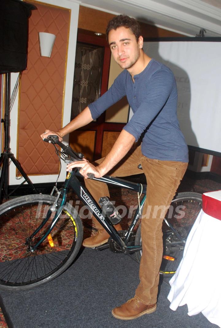 Imran Khan at BSC Cyclothon press meet