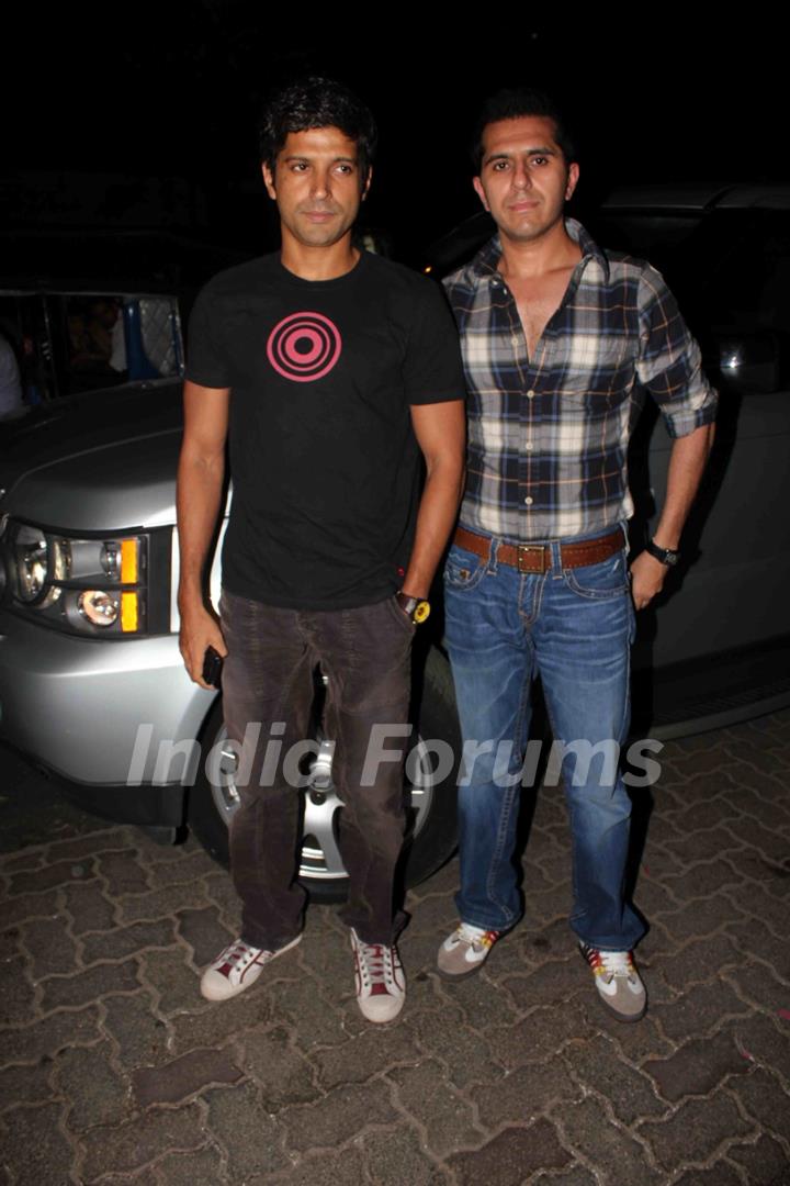 Farhan Akhtar at launch of Ameesha Patel's production house Aurus