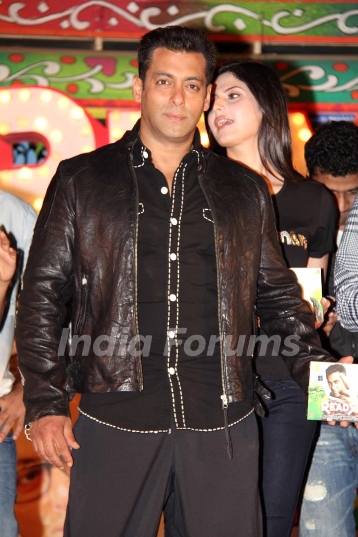 Salman Khan at 'Ready' music launch at Film City