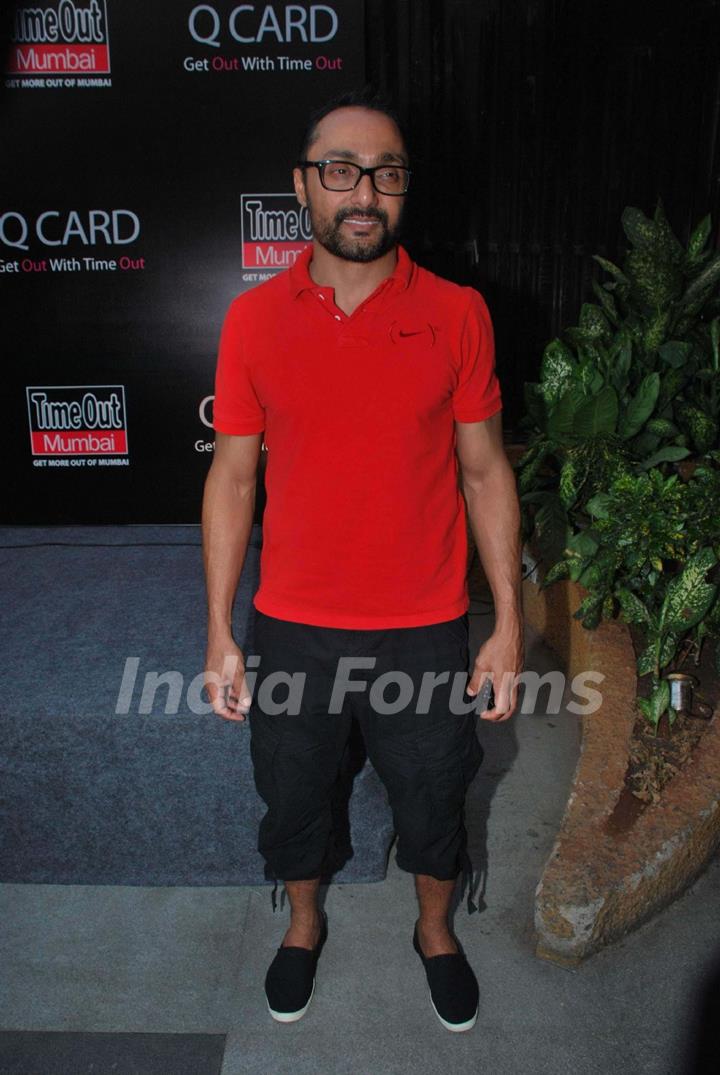 I AM film starcast Rahul Bose at Time Out magazine Q Card launch at Bonobo