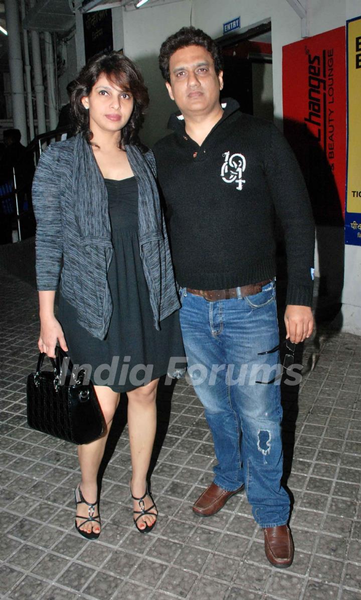 Celeb at screening of movie 'Chalo Dilli'