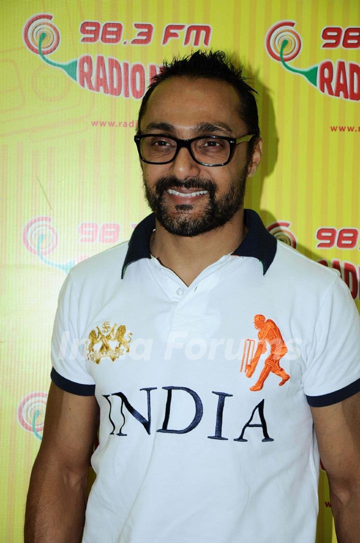 Rahul Bose at Radio Mirchi studio, Lower Parel for I AM movie