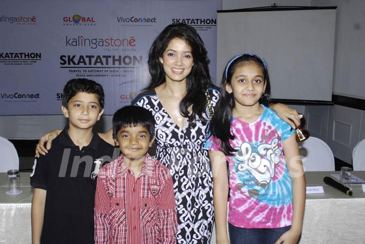 Vidya Malvade at Kalingastone Rollerskate event at Worli