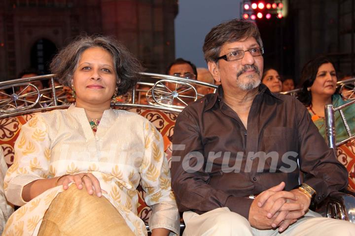 Amol Palekar at 48th Marathi Chitrapatt Puraskar Sohla at Gateway of India