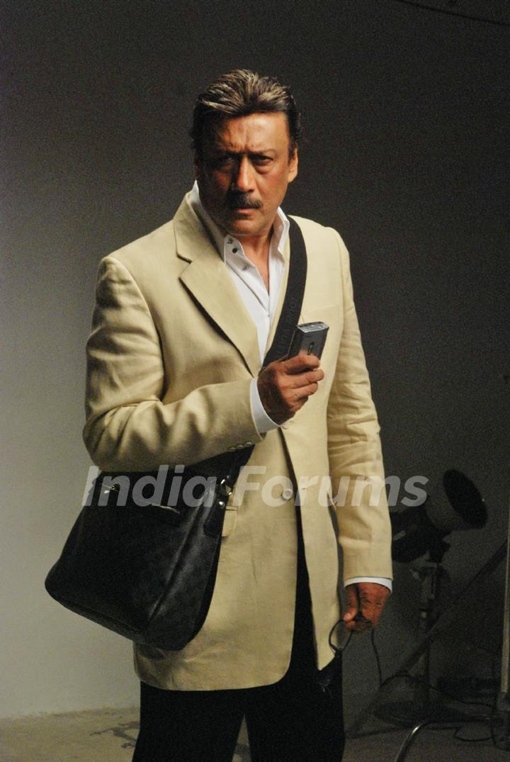 Jackie Shroff promote new film Coverstory at Mehboob, Bandra. .