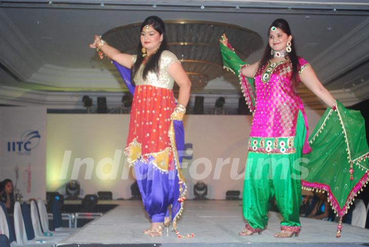 Models walk the ramp at IITC Annual Fashion Show