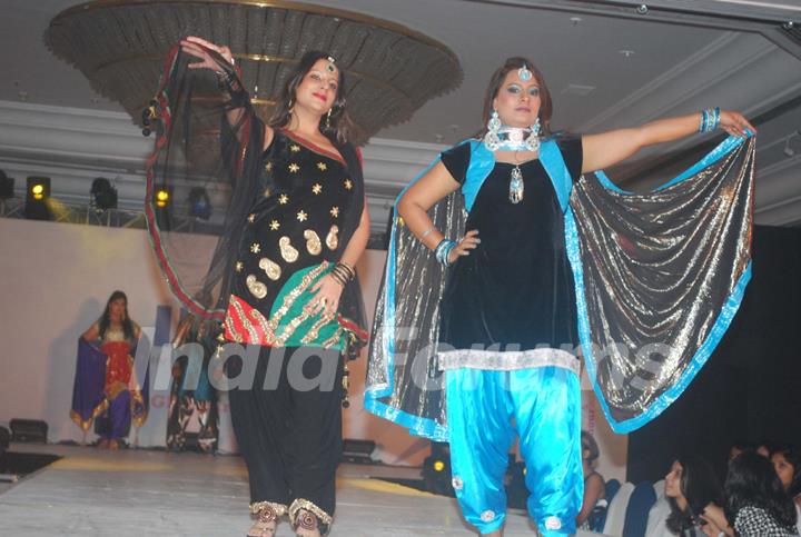 Models walk the ramp at IITC Annual Fashion Show