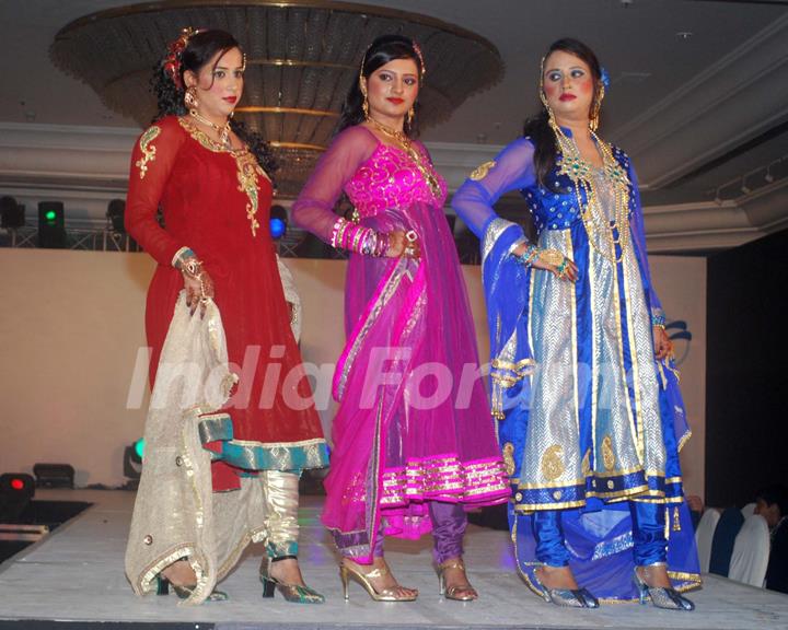 Models walk the ramp at IITC Annual Fashion Show