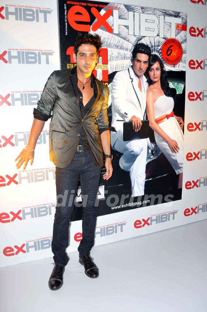 Zayed Khan at Exhibit Magazine anniversary bash, Vie Lounge, Juhu in Mumbai