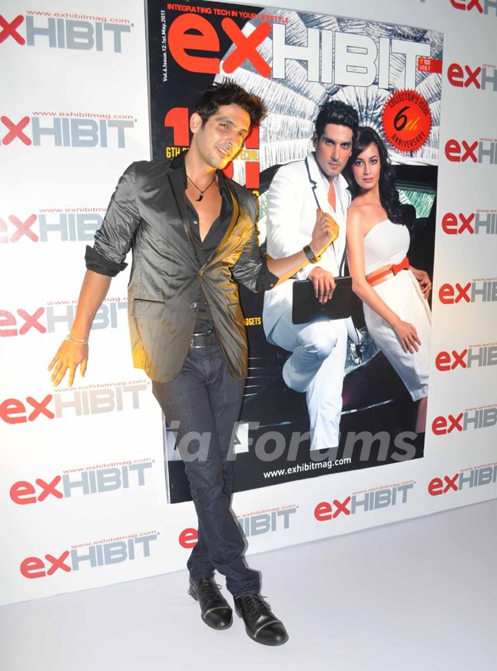 Zayed Khan at Exhibit Magazine anniversary bash, Vie Lounge, Juhu in Mumbai