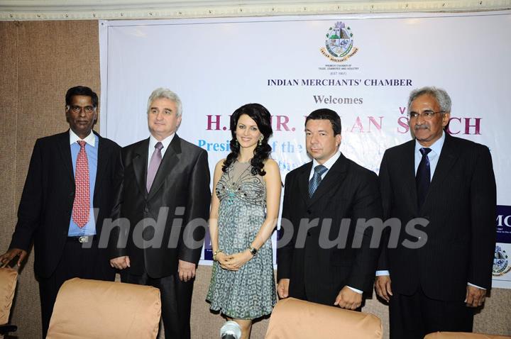 Yana Gupta at IMC-Czech design event, IMC chambers in Mumbai. .