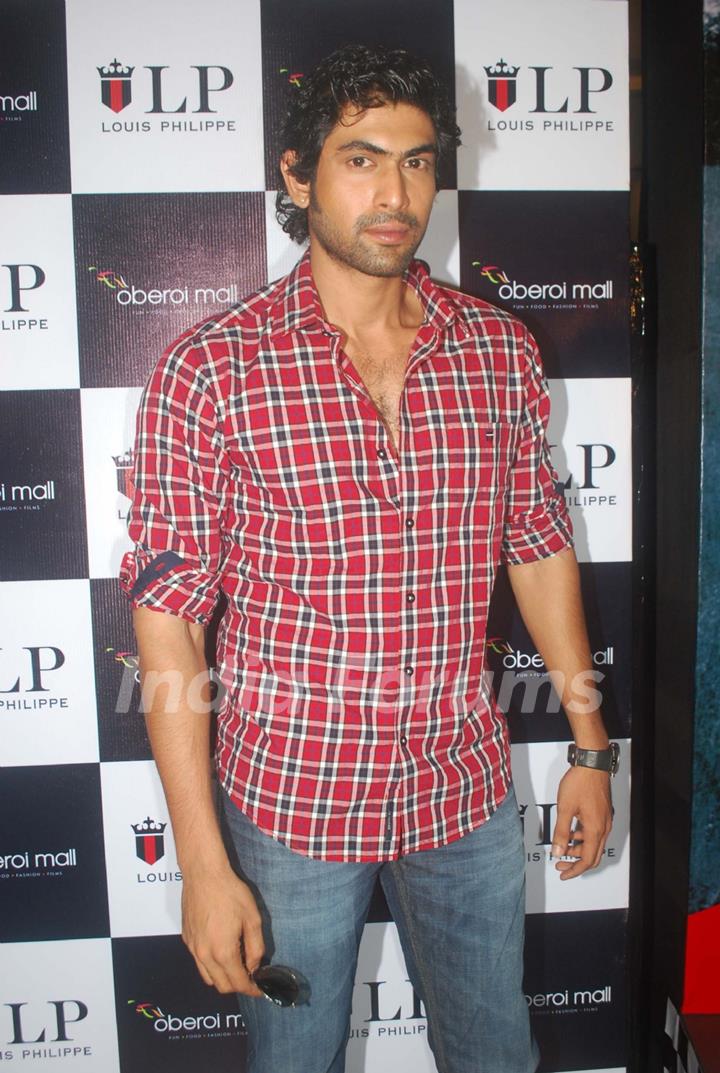 Rana Daggubati at Louis Phillipe speed challenge, Oberoi Mall