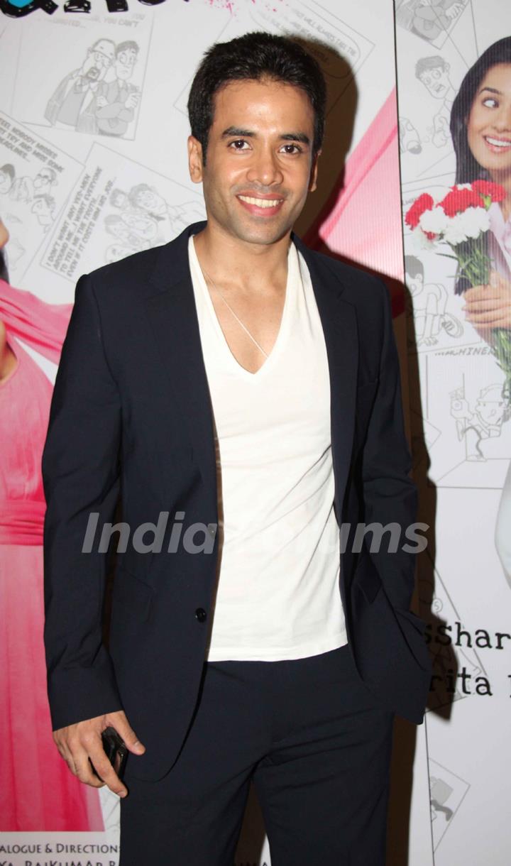 Tusshar Kapoor at 'Love U... Mr. Kalakaar!' movie screening