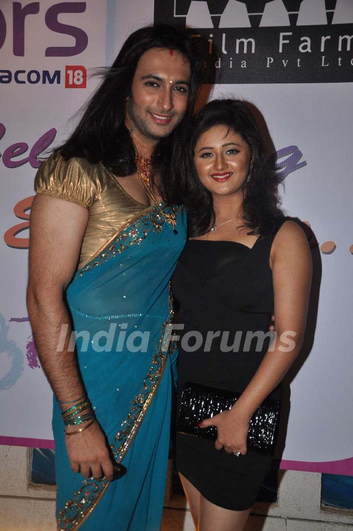 Nandish Sandhu and Rashmi Desai at Uttaran success bash at Juhu