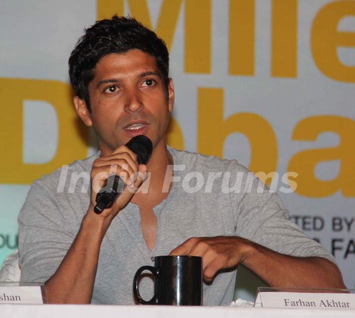 Farhan Akhtar at 'Zindagi Na Milegi Dobara' movie first look launch