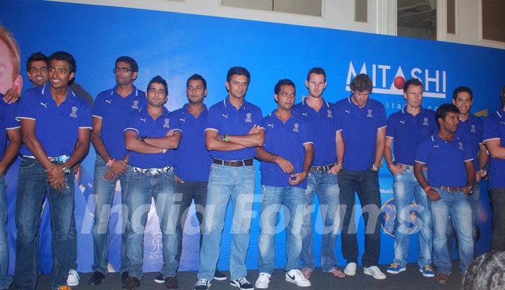Rajasthan Royals team launches new range of Lcd Mitashi
