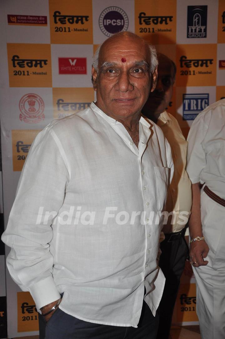 Yash Raj Chopra at Punjabi Virsa 2011 awards at JW Marriott