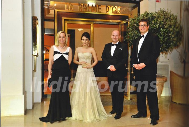 Minissha Lamba sashayed down the red carpet at the 64th Cannes Film Festival