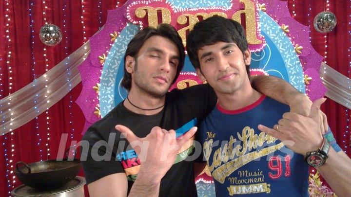 Manish Tulsiyani with Ranveer Singh in Chhajje Chhajje Ka Pyar