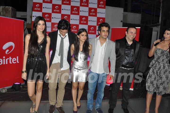 iPhone 4 launched by star cast of film Always Kabhi Kabhi