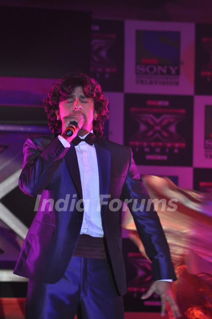 Sonu Nigam at 'X Factor India' Launch