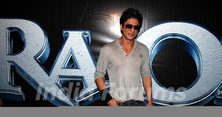 Shah Rukh Khan launch the theatrical promo of his film 'Ra.One' at IMAX BIG Cinemas in Wadala