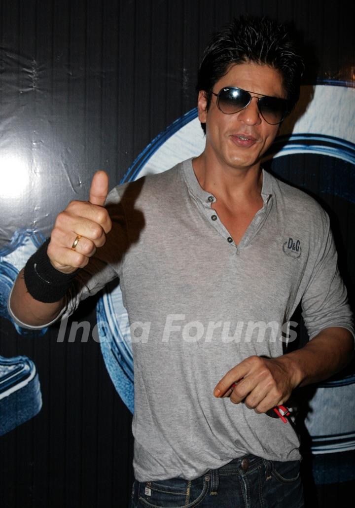 Shah Rukh Khan launch the theatrical promo of his film 'Ra.One' at IMAX BIG Cinemas in Wadala