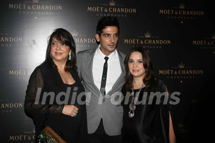 Zayed Khan at Farah Ali Khan's dinner for Moet & Chandon champagne launch