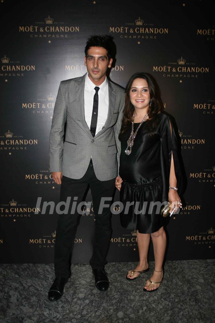 Zayed Khan at Farah Ali Khan's dinner for Moet & Chandon champagne launch