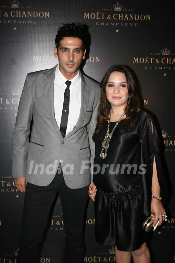 Zayed Khan at Farah Ali Khan's dinner for Moet & Chandon champagne launch