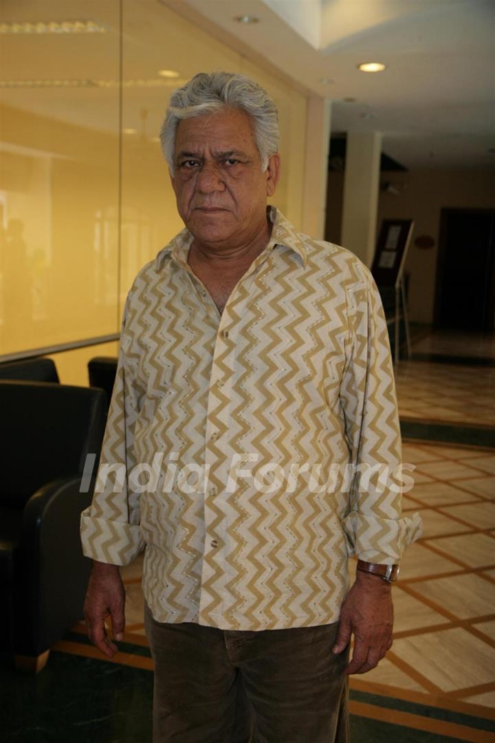 Om Puri at press meet of Film 'West is West'