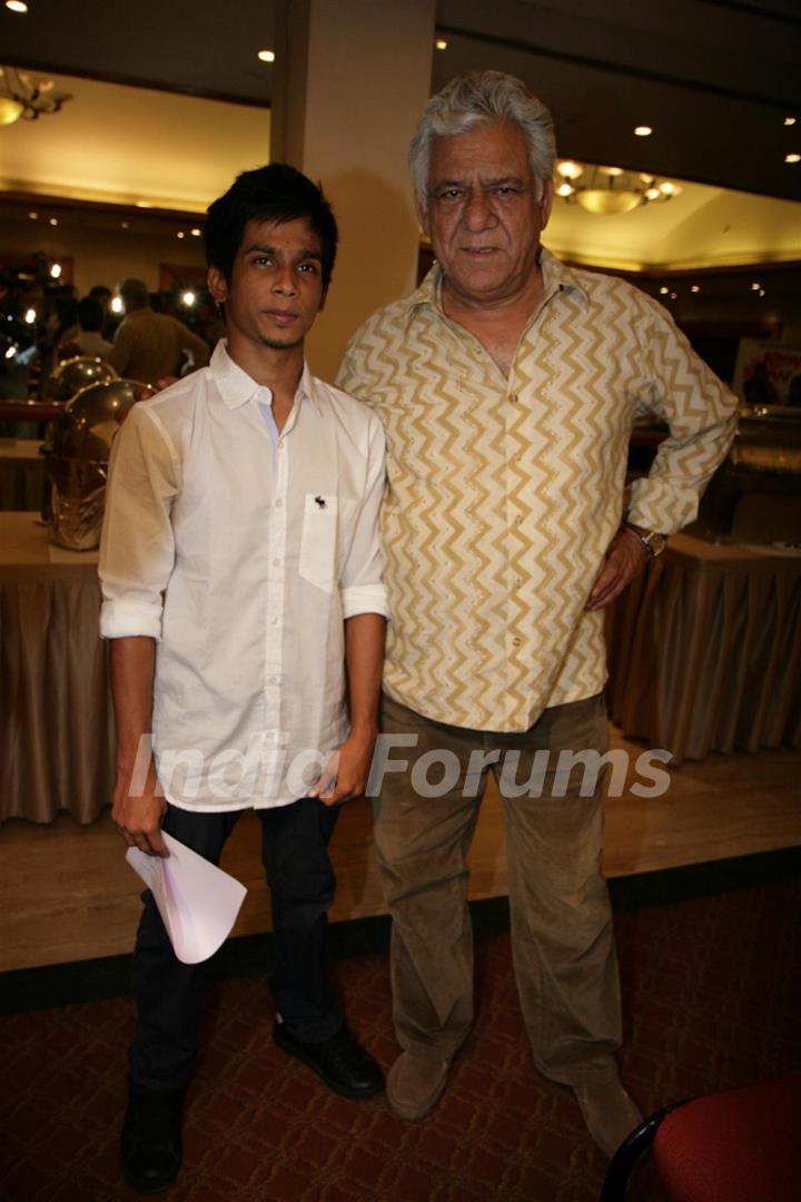 Om Puri at press meet of Film 'West is West'