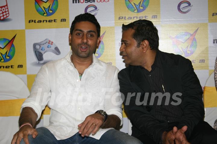 Abhishek Bachchan launch DVD of the film 'Dum Maaro Dum' at Planet M