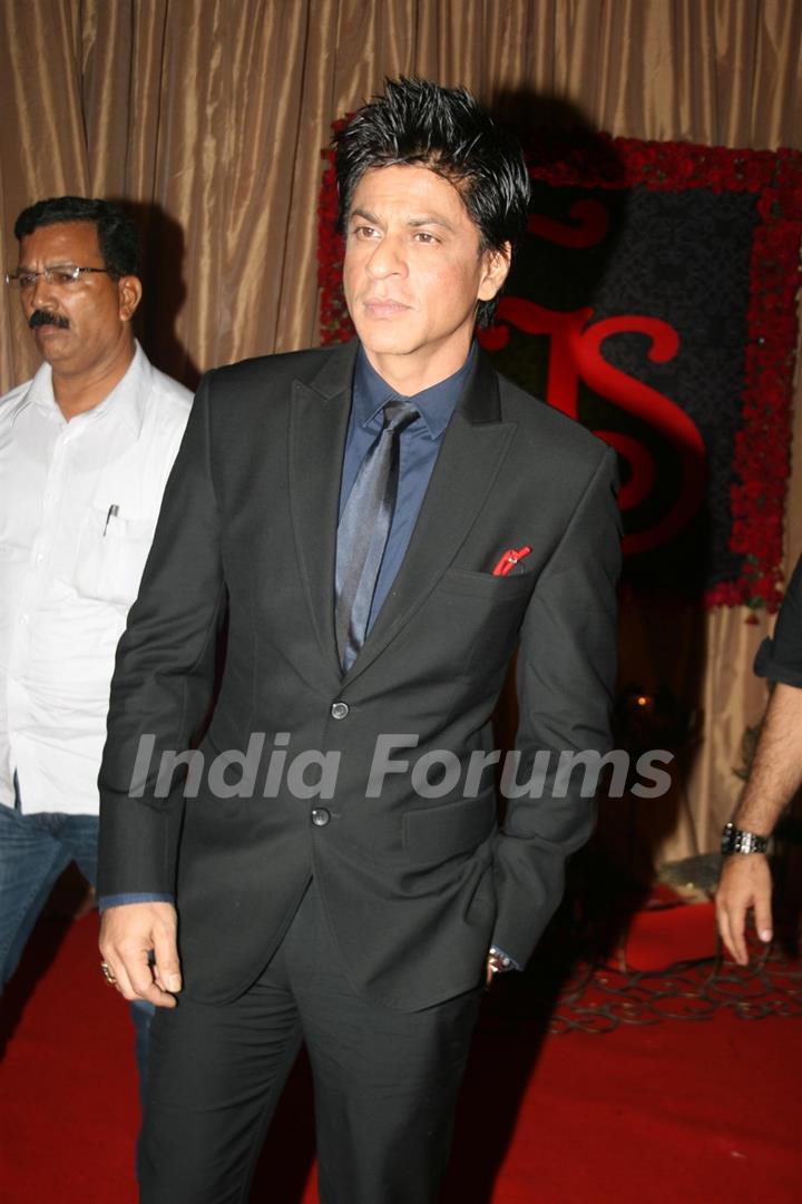 Shah Rukh Khan at Ganesh Hegde's Wedding reception