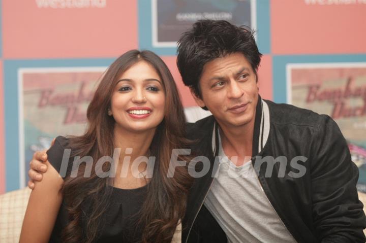 Shah Rukh Khan unveils Bombay Duck is a Fish book by Kanika Dhillon at Taj Lands End in Mumbai