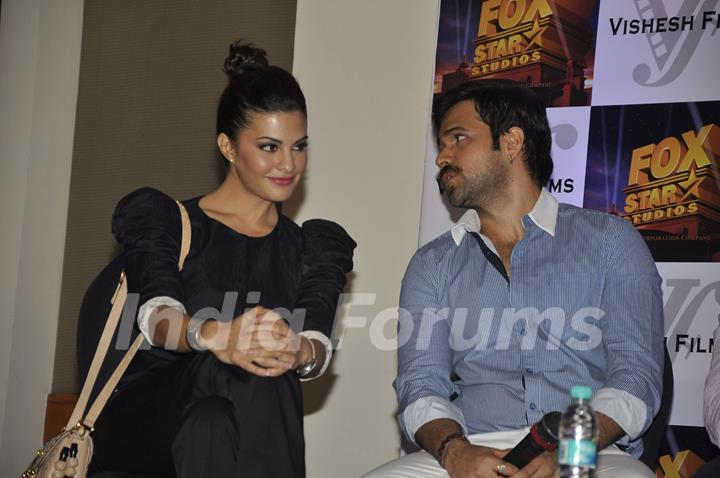 Emraan & Jacqueline grace Fox Star Vishesh Studio tie up meet at JW Marriott