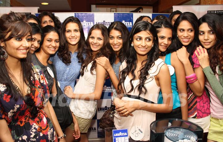 The finalist of Ford Super Model-India, in New Delhi