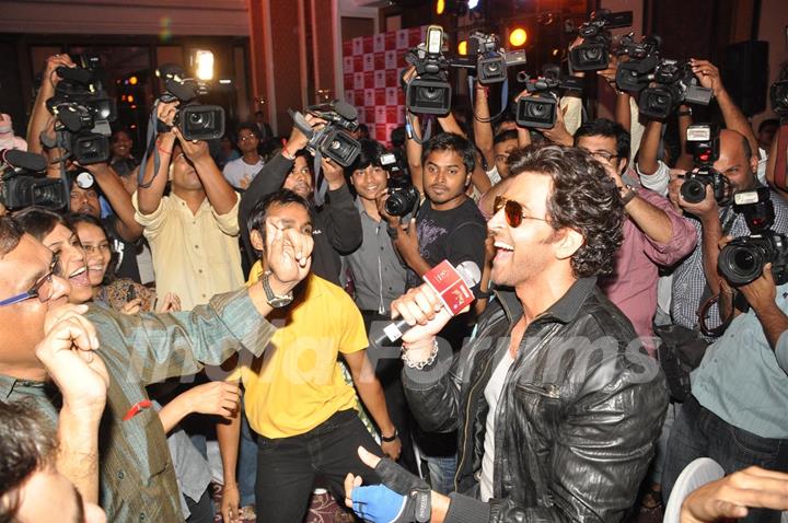 Hrithik Roshan at television’s reality show platform, 'Just Dance' press meet at TajLands End