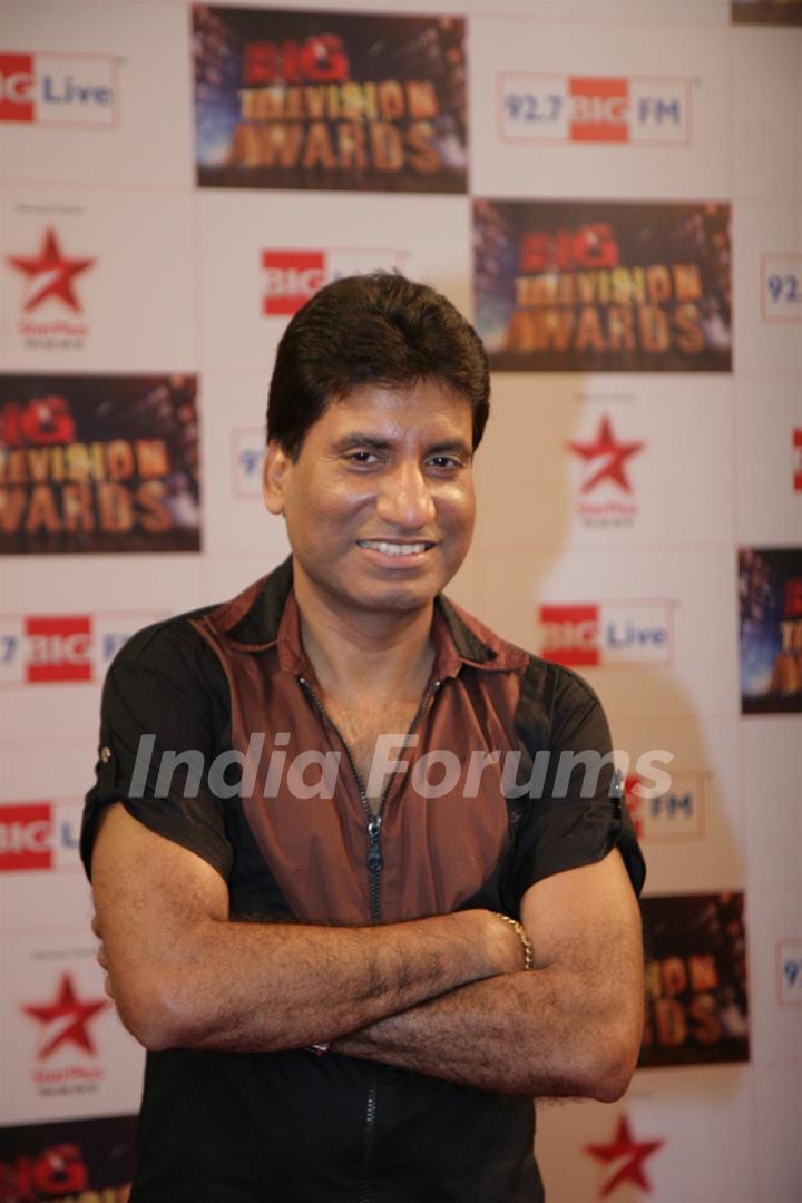 Raju Shrivastav at Big Television Awards at YashRaj Studios