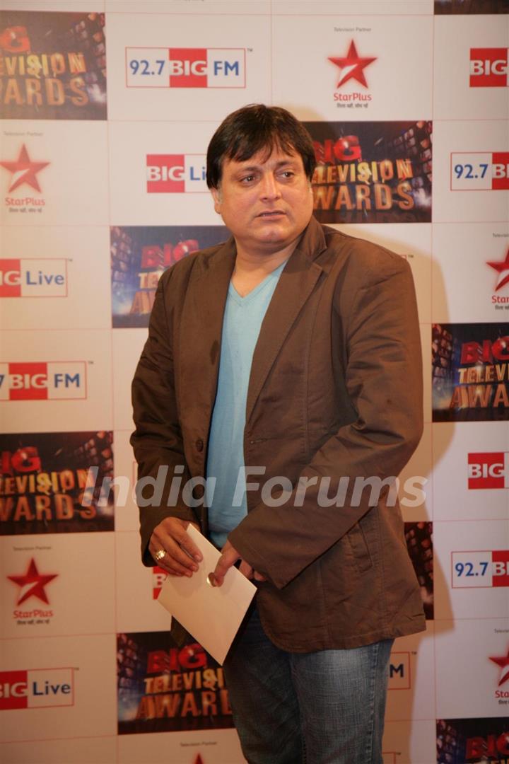 Manoj Joshi at Big Television Awards at YashRaj Studios