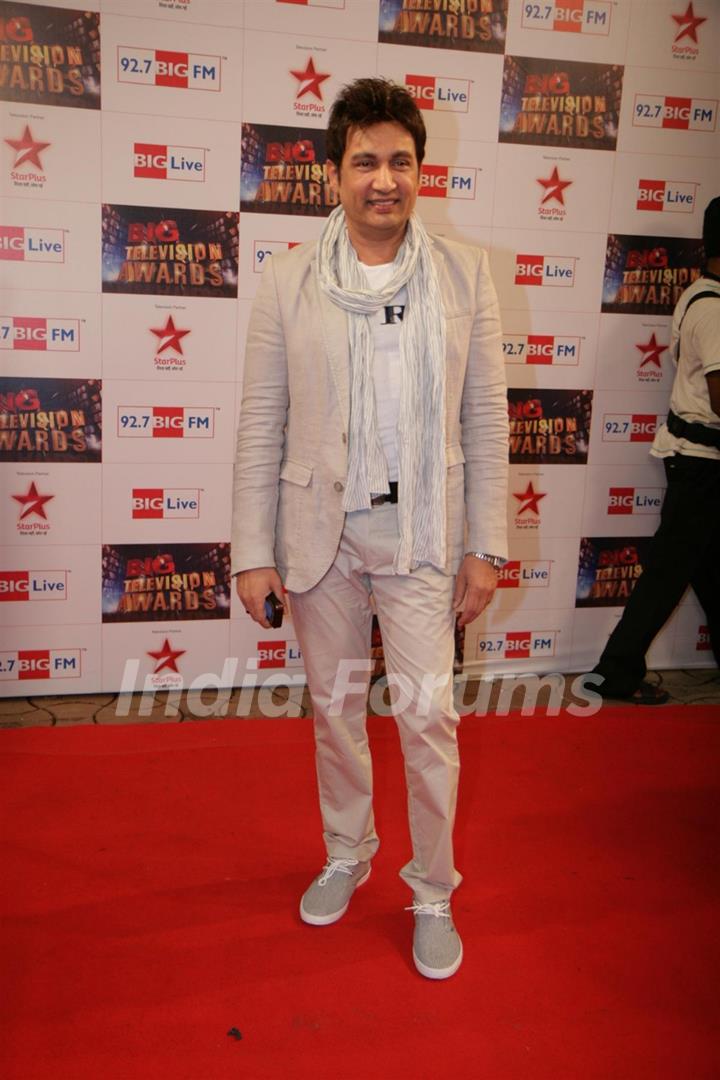 Shekhar Suman at Big Television Awards at YashRaj Studios