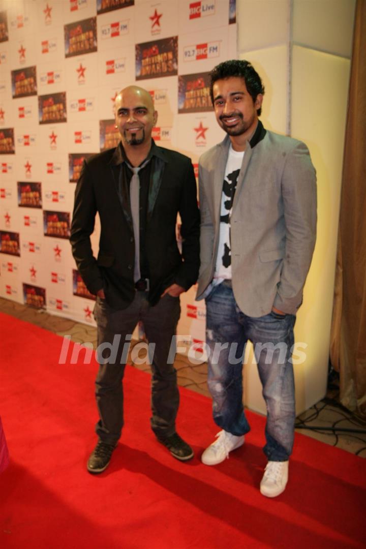 Rannvijay Singh and Raghu Ram at Big Television Awards at YashRaj Studios