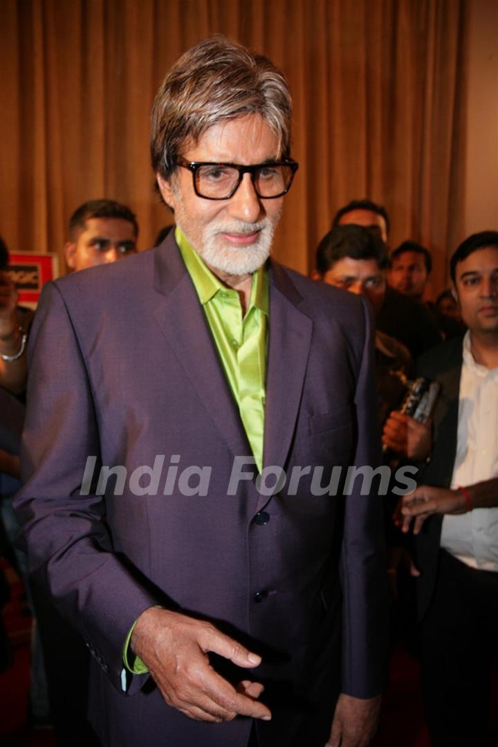 Amitabh Bachchan at Big Television Awards at YashRaj Studios