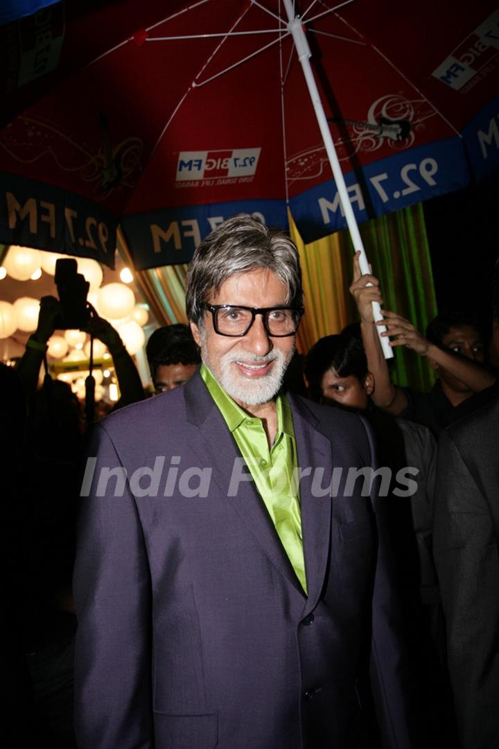 Amitabh Bachchan at Big Television Awards at YashRaj Studios