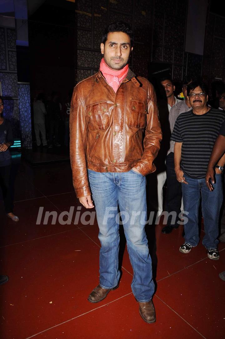 Abhishek at Bin Bulaye Baarati premiere at Cinemax. .