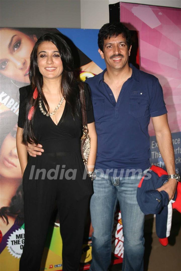 Mini Mathur with husband at Premiere of the Movie Always Kabhi Kabhi at PVR, Juhu