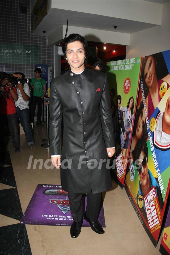 Ali Fazal at Premiere of the Movie Always Kabhi Kabhi at PVR, Juhu