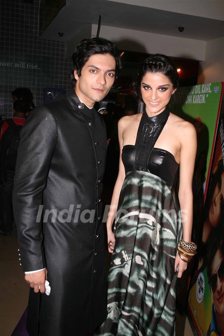 Ali Fazal and Giselle Monteiro at Premiere of the Movie Always Kabhi Kabhi at PVR, Juhu