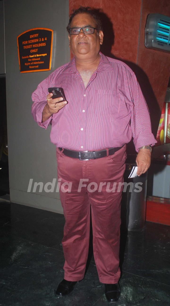 Satish Kaushik at Bheja Fry 2 premiere at Fun