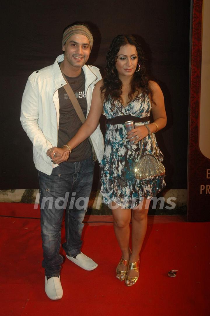 Sailesh Gulabani and Ashita Dhawan at the Gold Awards at Film City